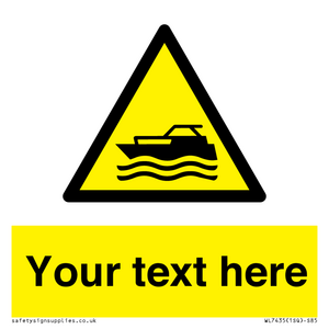 Custom Warning motorised watercraft